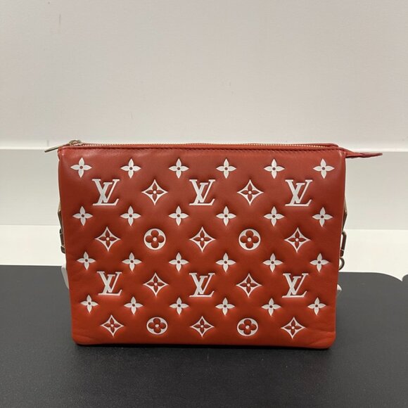 Louis Vuitton Coussin Leather Handbag Brick/White (JB1103) - Picture 2 of 10